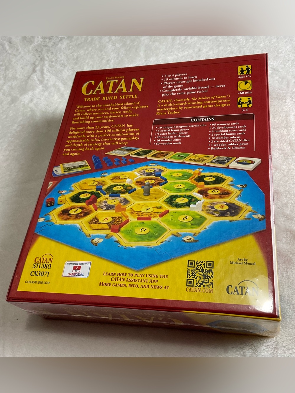 Klaus Teuber CATAN Trade Build Settle New Sealed - Picture 2 of 2